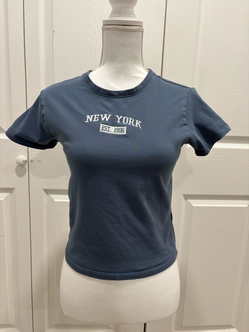Vibe Blue New York Graphic Short Sleeve Tee